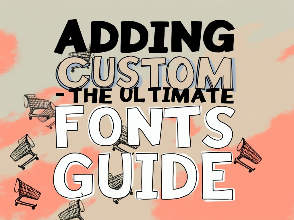 The Ultimate Guide to Adding Shopify Custom Fonts: A Step-by-Step Tutorial for 2024