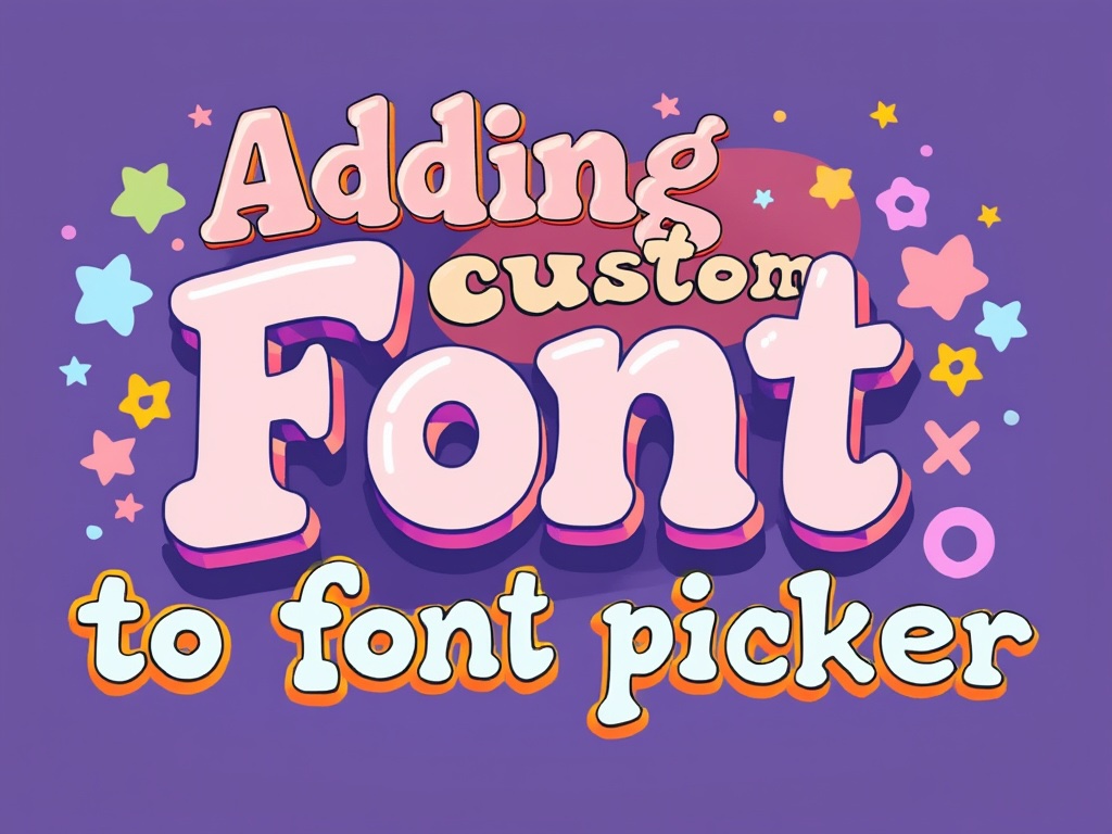 Shopify: Add custom font to font picker